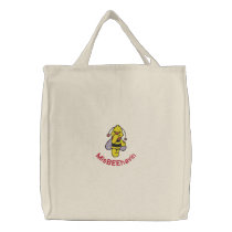 Misbeehavin Bee Embroidered Bag embroidered bags
