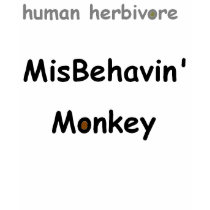 Misbehavin' Monkey Ladies Shirt