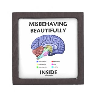 Misbehaving Beautifully Inside (Anatomical Brain) Premium Gift Box