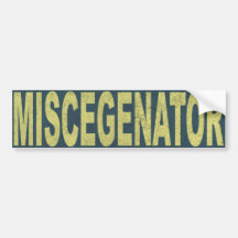 Miscegenator Bumper Sticker