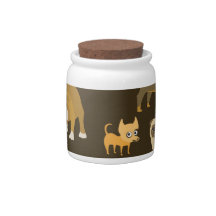 Miscellaneous dogs wallpaper candy jar