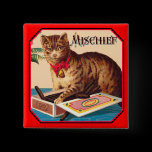 Mischief the Cat buttons