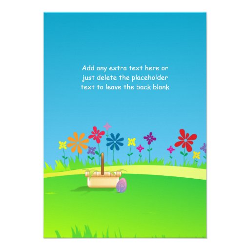 Mischievous Easter Bunny Party Personalized Invitations
