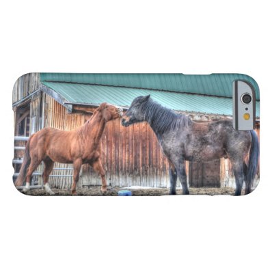 Mischievous Horses Playing for Horse-lovers Barely There iPhone 6 Case