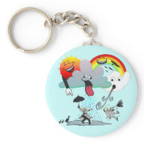 Mischievous Weather Key Chains
