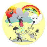Mischievous Weather Sticker
