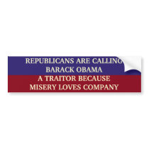 MISERY LOVES COMPANY BUMPER STICKER