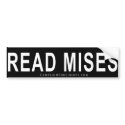 MISES bumper stickers by awakecfl MISES bumper stickers