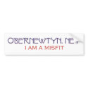 Misfit Bumper sticker bumper stickers by obernewt Misfit Bumper sticker bumper stickers