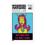 Misfit Custom Greetings Postage Stamp