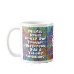 Misfit Rebel Crazy Mug