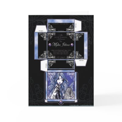 "Misha" Gift Box Card Butterfly Fairy by mykajelina