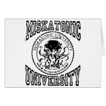 miskatonic greeting card