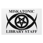 MISKATONIC LIBRARY STAFF STATIONERY DESIGN