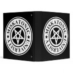 MISKATONIC UNIVERSITY binders