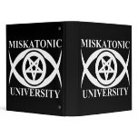 MISKATONIC UNIVERSITY binders