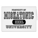 Miskatonic University cards