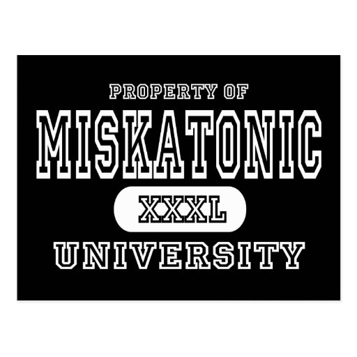 Miskatonic University Dark Postcards