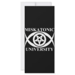 MISKATONIC UNIVERSITY CUSTOMIZED RACK CARD
