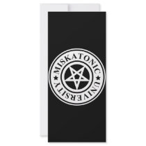 MISKATONIC UNIVERSITY RACK CARD TEMPLATE