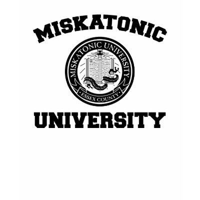 Miskatonic University T Shirt by strk3