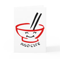 Miso Cute Greeting Card