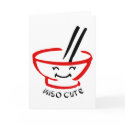 Miso Cute cards by pinkinkart Miso Cute cards