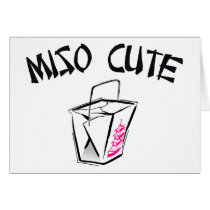 Miso Cute Greeting Card