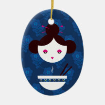 Miso girl christmas ornaments
