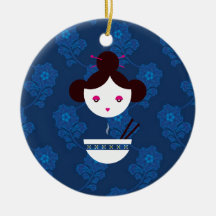 Miso girl christmas ornaments