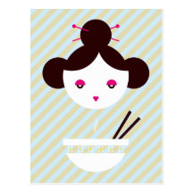 Miso girl postcards
