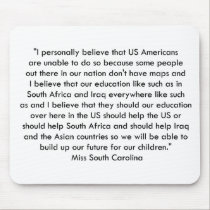 Miss America SC Mousepad