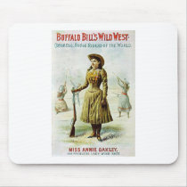 Miss Annie Oakley Mouse Pads