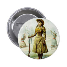 Miss Annie Oakley Pinback Button
