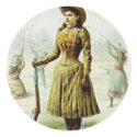 Miss Annie Oakley stickers