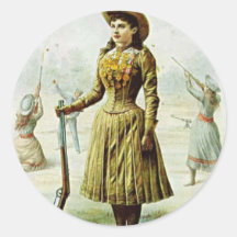 Miss Annie Oakley Sticker