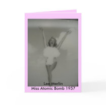 Miss Atomic Bomb 1957 cards
