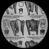 Miss' Bicycle Jakcets - Vintage 1897 Advertisement buttons