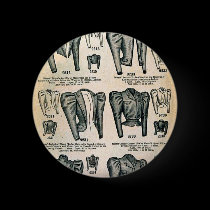 Miss' Bicycle Jakcets - Vintage 1897 Advertisement buttons