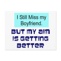 Miss Boyfriend postcards by justabitoffun Miss Boyfriend postcards