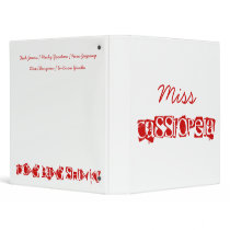 Miss, Cassiopeia binders