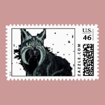 Miss Citten the EelKat postage by twighlightmanor Miss Citten the EelKat postage