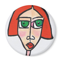MISS congeniallity Round Fridge Magnet