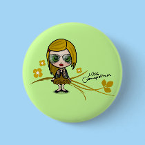 "Miss Cosmopolitan" Button by Zwinky "Miss Cosmopolitan" Button