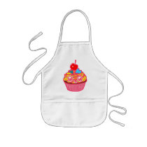 Miss Cupcake Doodle Art Apron aprons