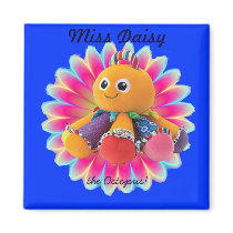 Miss Daisy the Octapus Magnet by Rb_barnes2 Miss Daisy the Octapus Magnet
