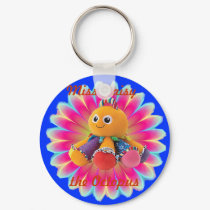 Miss Daisy the Octopus Keychain by Rb_barnes2 Miss Daisy the Octopus Keychain