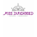 Miss Diagnosed/tick crown/black T-Shirt by LymeLodge Miss Diagnosed/tick crown/black T-Shirt