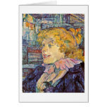 Miss Dolly By Henri De Toulouse-Lautrec Greeting Card