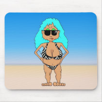 Miss February mousepads